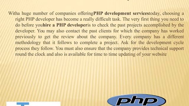 Best PHP Development Company - Trafficwala.com
