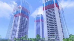 ЖК Триколор Рязань в майнкрафте.