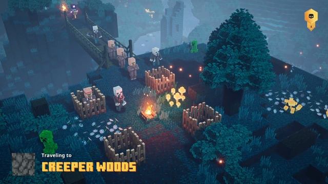 Minecraft Dungeons - Creeper Woods Part 1 смотреть онлайн