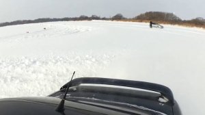 IceRally Spassk 23.01.2016. Заезд Toyota Corona (T190)