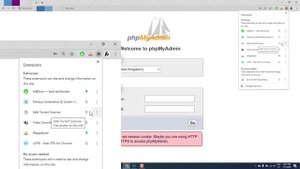 Phpmyadmin Failed to set session cookie. Maybe you are using HTTP instead of HTTPS