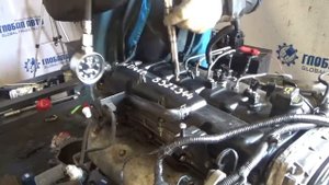 Проверка компрессии в двигателе D4CB 8322344 Grand Starex 174л.с.-2012 Euro IV