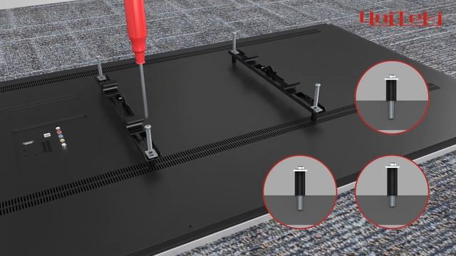 Кронштейн для телевизора на стену наклонно поворотный с большим вылетом UniTeki FML62 смотреть онлайн