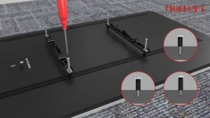 Кронштейн для телевизора на стену наклонно поворотный с большим вылетом UniTeki FML62