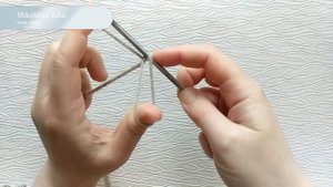 Урок №1. Простой/классический набор петель на спицы. Как набрать петли на спицы быстро и просто.
