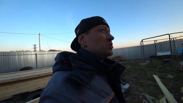 Строительство каркасной пристройки своими руками,. Строю один, первый раз в жизни. смотреть онлайн