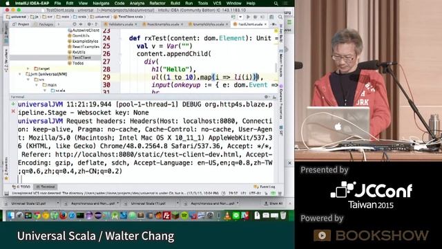 [JCConf 2015] Universal Scala by Walter Chang - R0 Day 2-2 смотреть онлайн