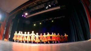 Русский-народный танец "Ярмарка" ансамбля танца "Соловей" (съемка со сцены) GoPro 4K