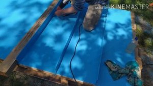 Бассейн из полипропилена своими руками | Стройка дачи. DIY polypropylene pool.
