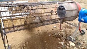 Просеиватель грунта из бетономешалки