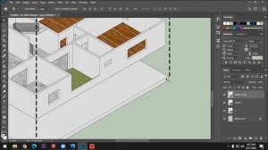 Exploded Axonometric View using Sketchup and Photoshop