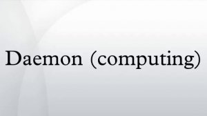 Daemon (computing)