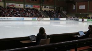 Alina Zagitova - Nebelhorn Trophy 2018 - SP Warmup (beginning)