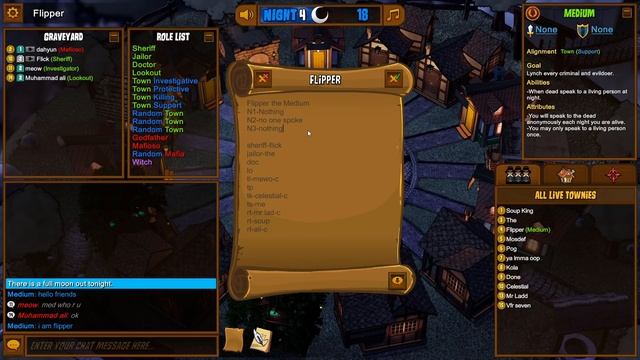 Chaotic Game | Town Traitor | Town of Salem смотреть онлайн