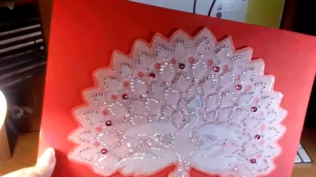 Шкатулка для бижутерии.Изготовление и украшение шкатулки .Калька.Стразы