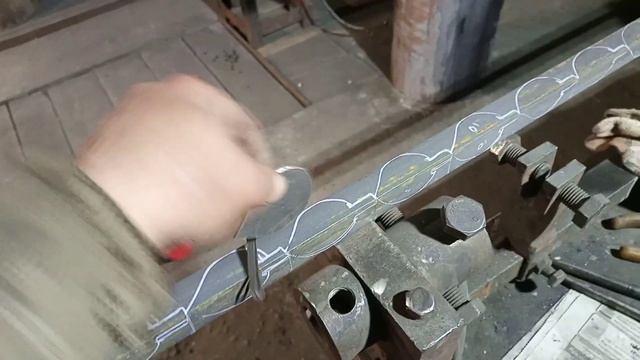 калитка с элементами ковки,часть1,своими руками,художественная ковка,кованые изделия,кондуктор,кузн