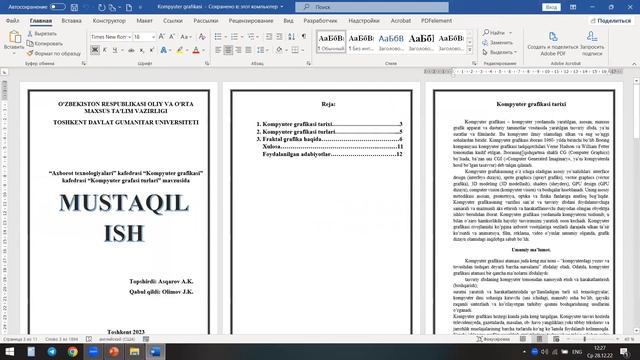 POWER POINT DASTURIDA PREZENTATSIYA KO'RINISHIDA MUSTAQIL ISH TAYYORLASH || PPT YOKI PPTX || REFERA смотреть онлайн
