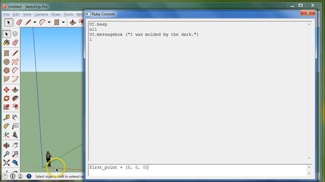 Ruby Programming - 28 - Ruby for SketchUp смотреть онлайн