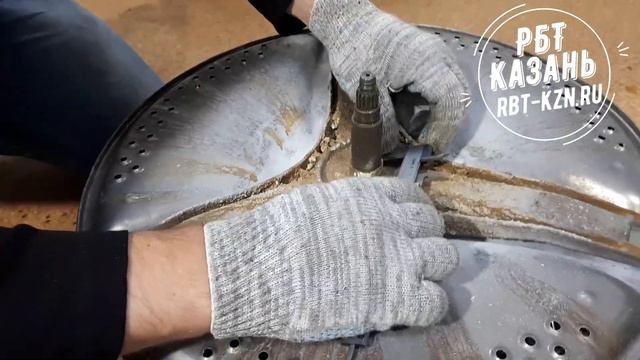 Ремонт стиральной машины (Казань) - Замена подшипника и втулки смотреть онлайн