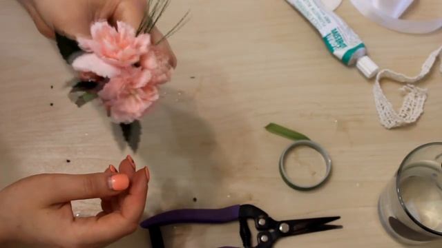 ФЛОРИСТИКА ? Бутоньерка из живых цветов?Мастер -класс