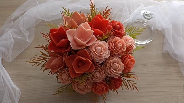 Букет создан с помощью наших форм, все формы авторские. смотреть онлайн