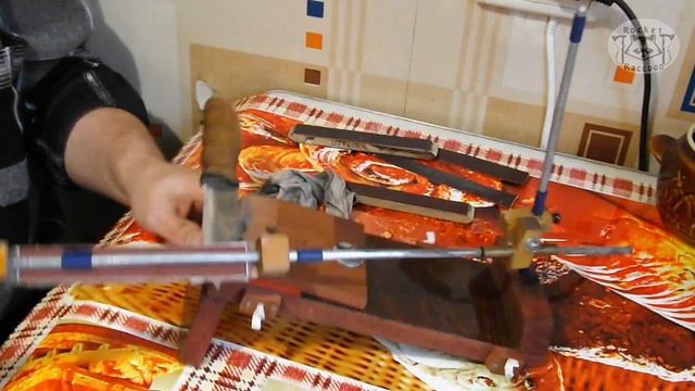 Заточка клинка из пружинно-рессорной стали 65Г. смотреть онлайн