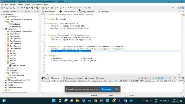 Cucumber BDD Framework in Selenium
