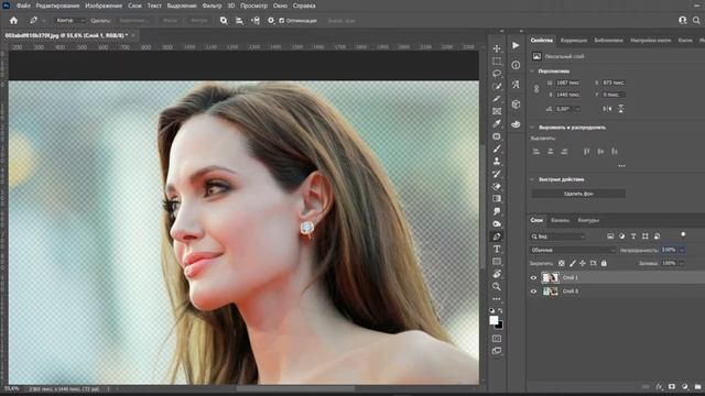 Учимся вырезать волосы в фотошопе 4 способа. Photoshop смотреть онлайн