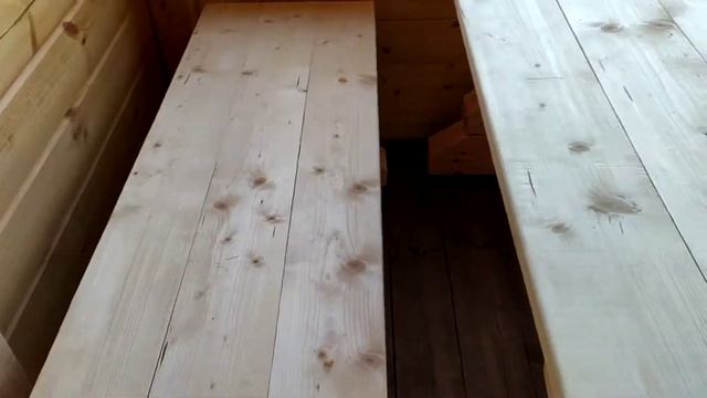 Дачная мебель из обрезков бруса