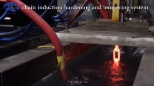 chain induction hardening and tempering system