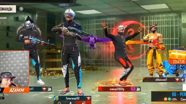ПАЦАН ПРЯМО НА СТРИМЕ СПЕЛ АЗАМУ В ИГРЕ FREE FIRE