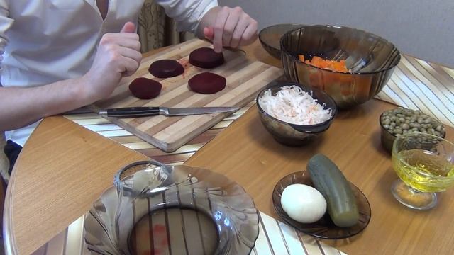 Винегрет классический рецепт/как приготовить вкусный винегрет в пост