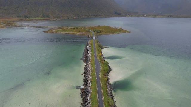 Лофотены  Lofoten road  by  DJI AIR 2S #dji #lofoten #norway смотреть онлайн
