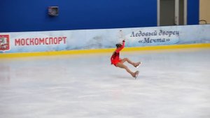 Александра Трусова, ПП, Первенство Москвы 2017, младший возраст, старшая группа