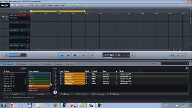 MM - №6 - Делаем музыку в Music Maker Premium 2013 смотреть онлайн