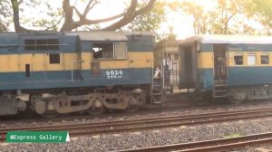 6412 Locomotive coupling with Titumir Express | Broad gauge WDM 2CA Diesel Loco | Bangladesh Railwa