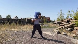 Minecraft in Real Life POV ~ THE MOST PROTECTED VILLAGER HOUSE Realistic RTX Minecraft 創世神第一人稱真人版版