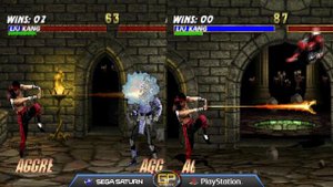 Sega Saturn Vs PlayStation - Mortal Kombat Trilogy
