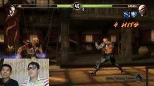 Mortal Kombat 9-Играю в Мортал Комбат 9 с младшим братом