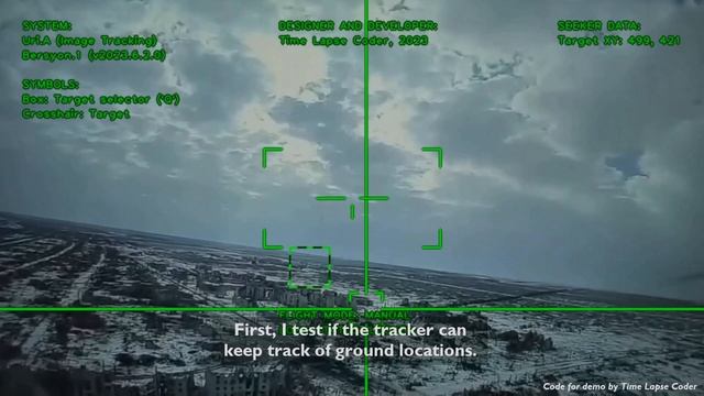Real-time target tracking on autonomous drone | Autonomous Drone Tracking смотреть онлайн