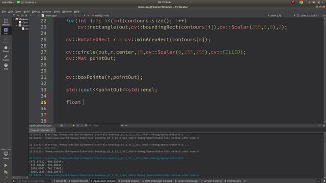 OPENCV & C++ TUTORIALS  - 43 | minAreaRect() | boxPoints() | Rotated Rectangle in Opencv