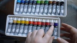 Daler Rowney 24 Oil Paints Unboxing