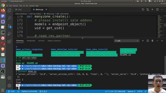 odoo14 手把手教學 - Developer API Keys - python xmlrpc смотреть онлайн