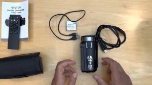 Vivitar Pro UHD 4K Video Camera Unboxing