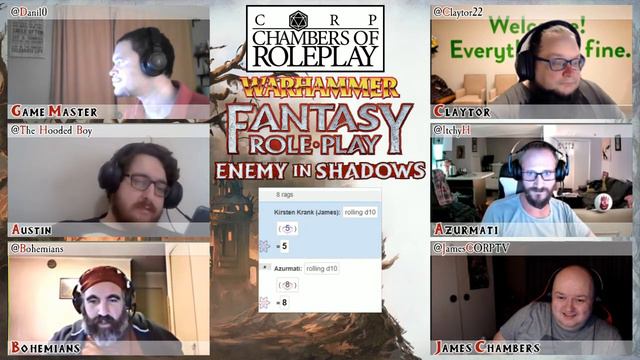 CORP: Warhammer Fantasy Roleplay 4e: Enemy in Shadows - Week 0.2