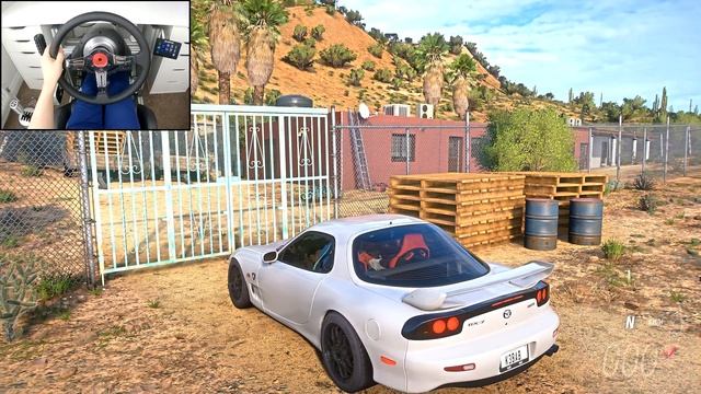 Rebuilding Mazda RX-7 - Forza Horizon 5 (Steering Wheel + Shifter) Gameplay смотреть онлайн