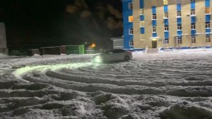 Lexus IS 250 AWD Drift in Snow