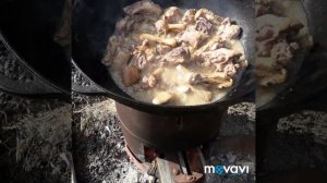 ПЛОВ ИЗ УТКИ НА КОСТРЕ