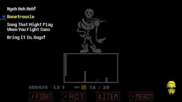 Undertale - All songs with the "Bonetrousle" melody/leitmotif смотреть онлайн