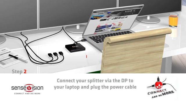 CSV 5300A Multi Stream Transport (MST) Hub DisplayPort™ 1.2 Triple Monitor смотреть онлайн